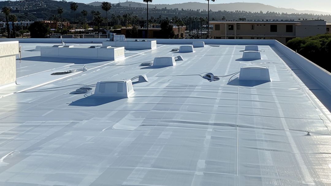 new commercial flat roof in San Diego