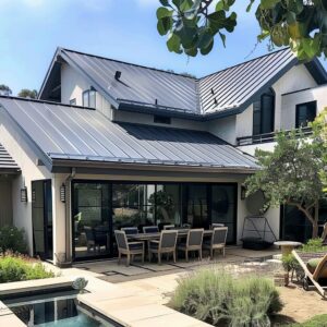 home with metal roof in San Diego